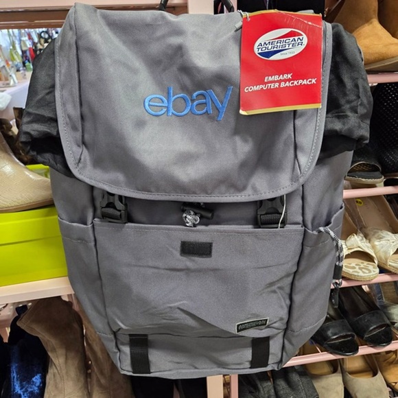 American Tourister Gray Backpack